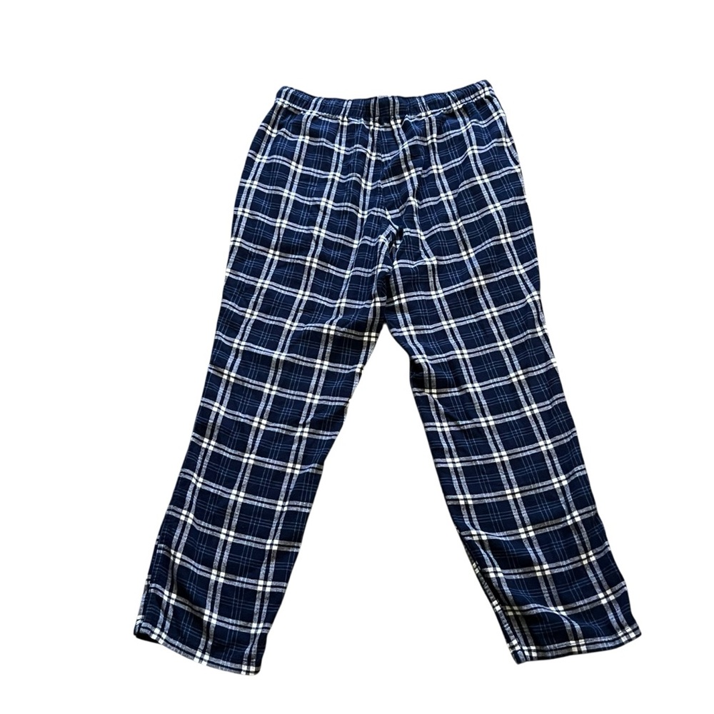 J.Crew Men's Pajama Pants - Blue Plaid, Size Large - Picture 7 of 8